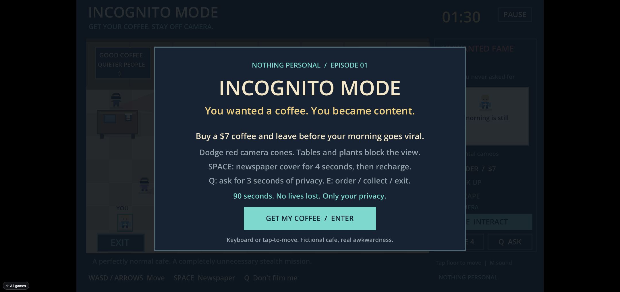 Incognito Mode game preview